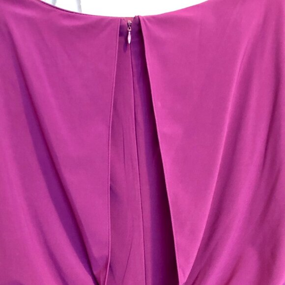 Adrianna Papell Purple Blouson Sleeveless Dress - Picture 11 of 14